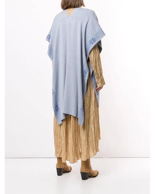 Voz Blue Wangülen Duster Poncho