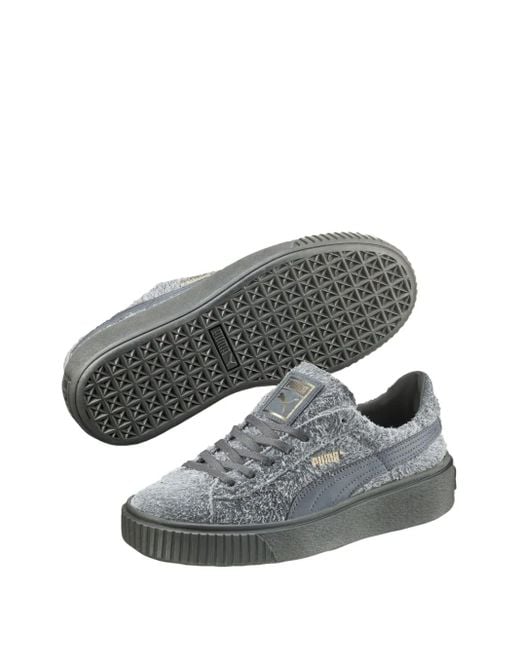 Baskets Elemental À Plateforme PUMA en coloris Gray