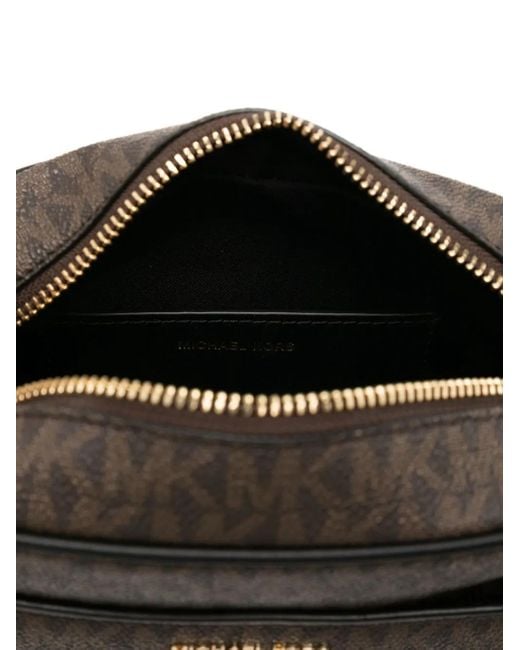 Michael Kors Brown Small Jet Set Crossbody Bag