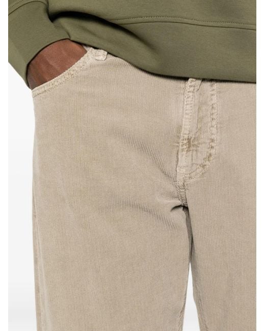 Emporio Armani White Corduroy Jeans for men
