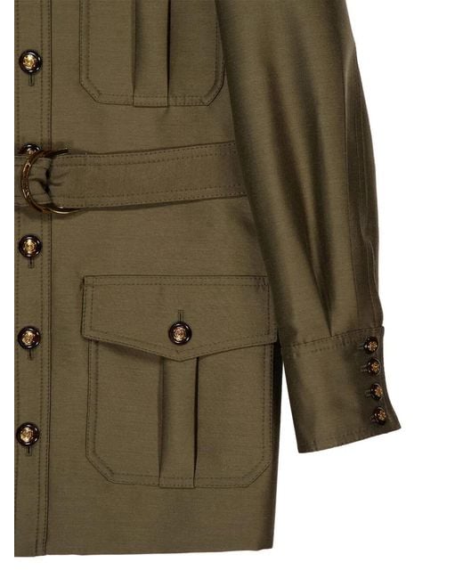 Zimmermann Green Belted Jacket