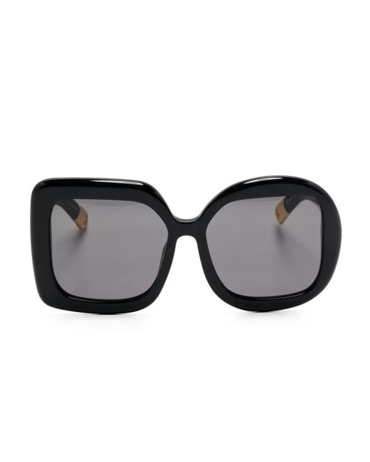 Jacquemus Carre Rond サングラス Black