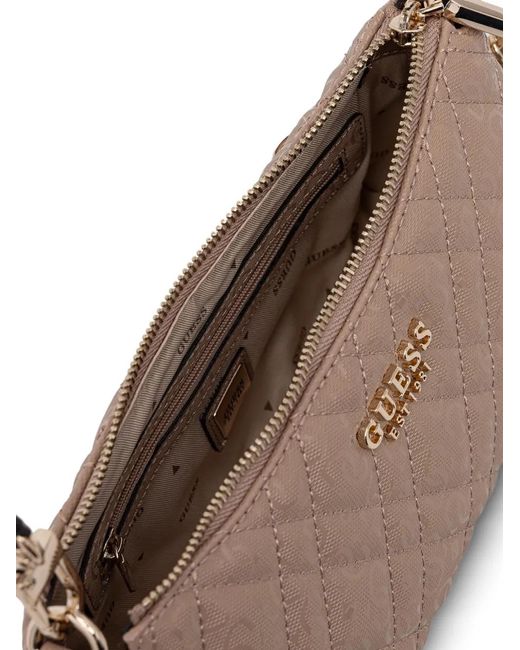 Guess Natural Logo-Detail Shoulder Bag