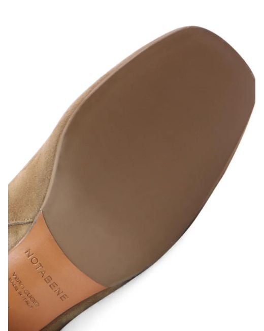 Notabene Brown Bottines Alex En Daim