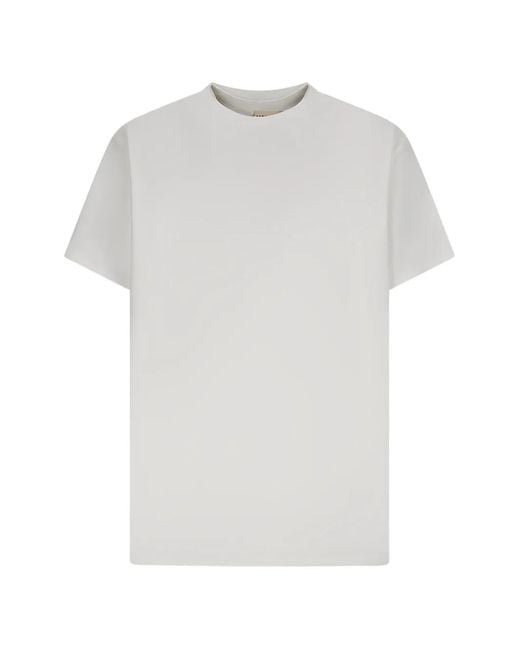 Mordecai White Double-Layer T-Shirt for men