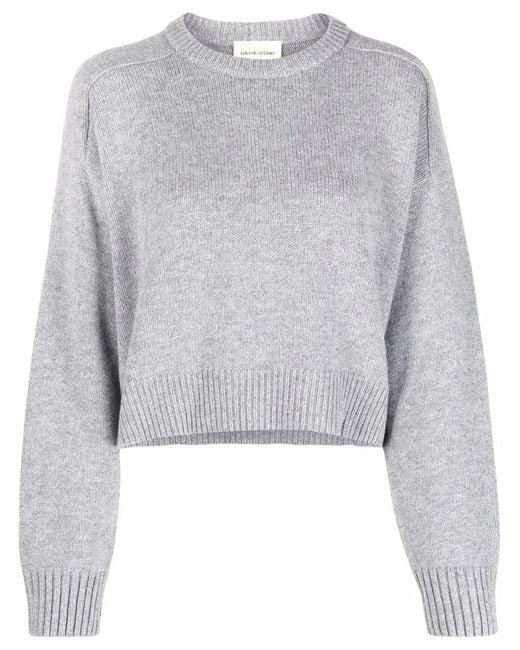 Loulou de Saison Gray Oversized Sweater Clothing