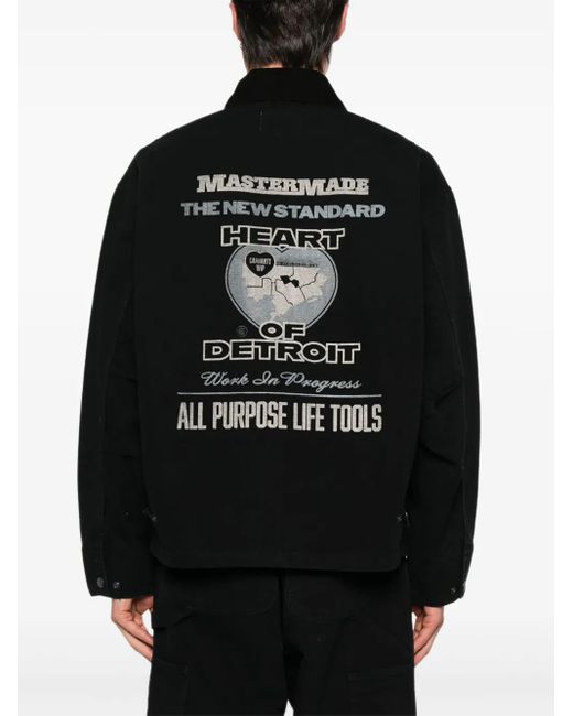 Carhartt Jacke aus Bio-Baumwolle in Black für Herren