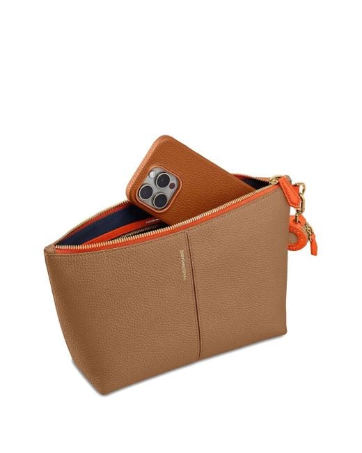 Pouch Flaire Media di Maison De Sabre in Brown