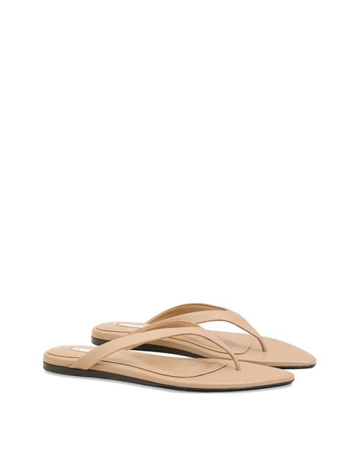 AMI Multicolor Lamb Leather Pointed Toe Flip Flops
