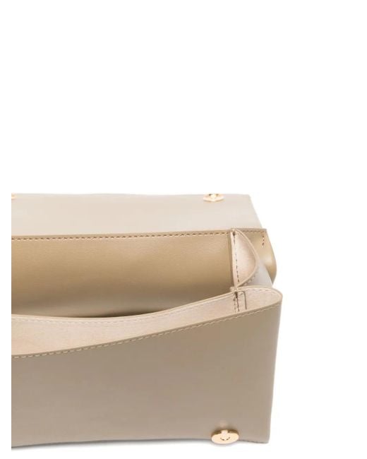 Borsa A Spalla Trapuntata di Love Moschino in Natural