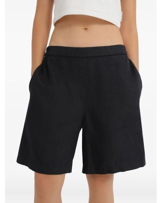 Marc O' Polo Black Shorts Mit Stretchbund
