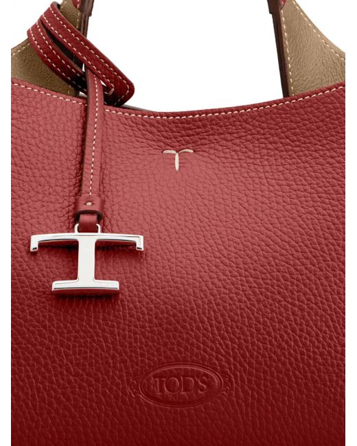 Tod's Red Leather Mini Bag