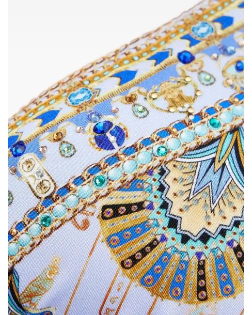 Camilla White Patterned Embellished Swimsuit
