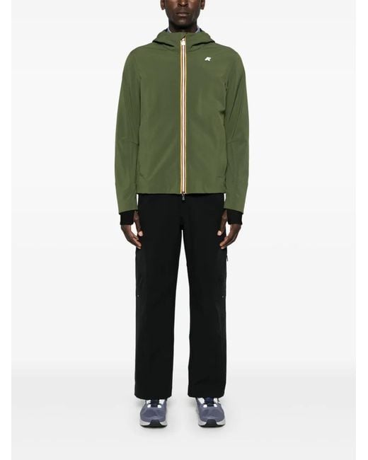 K-Way Green Jacko Bonded Jacket for men