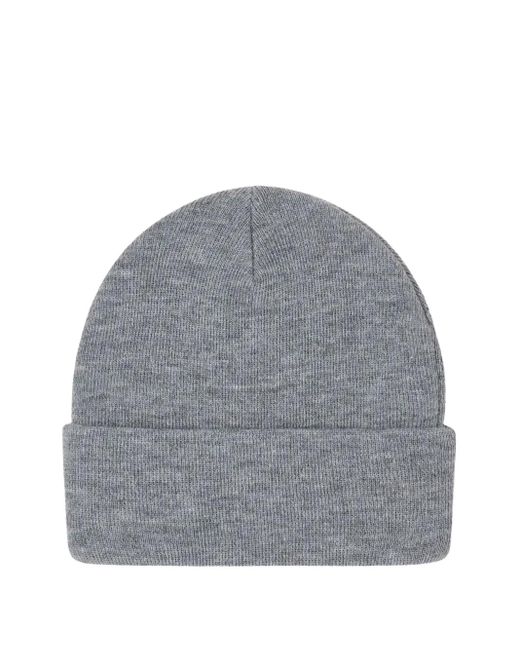 Edwin Gray Logo-Patch Beanie Hat for men