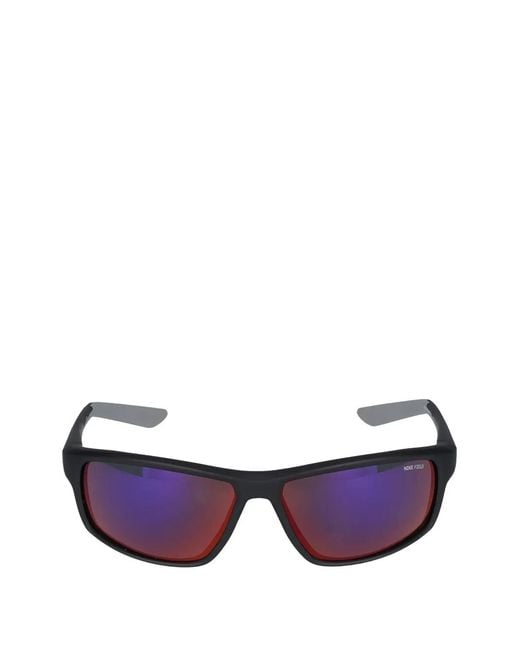 Nike Purple Rectangular Sunglasses