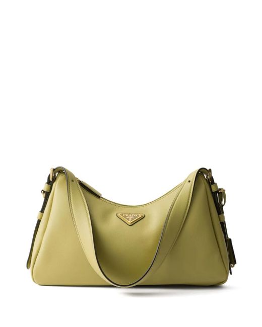 Borsa A Spalla Aimée Media di Prada in Green