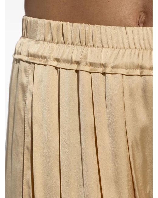 Isabel Marant Natural Nolia Pleated Trousers