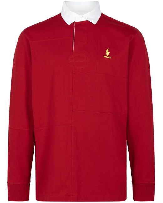 Palace メンズ レッド X Ralph Lauren Pieced ラガーシャツ