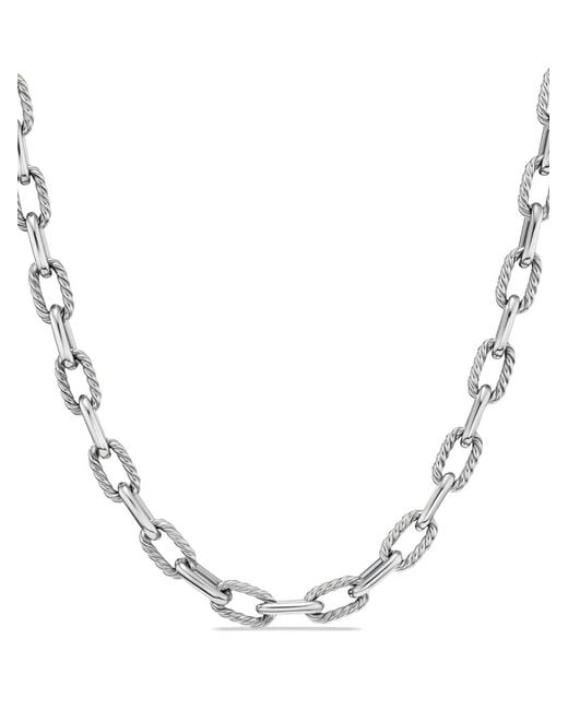 David Yurman Metallic Sterling Dy Madison Chain Necklace (6Mm) for men