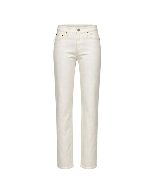 Levi's White Wedgie Five-Pocket Jeans