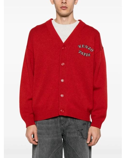 KENZO Red X Verdy Market Cardigan