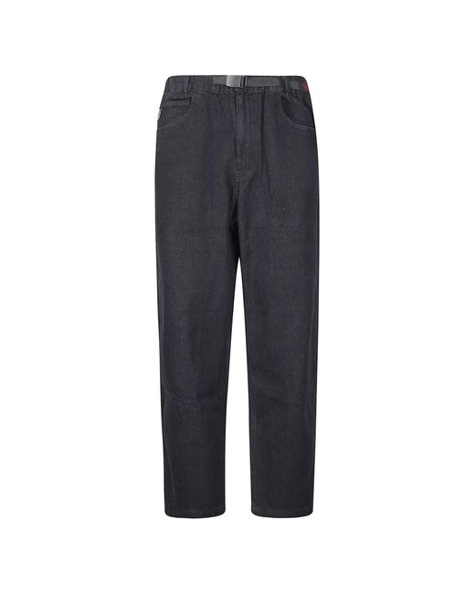 Gramicci Blue Hemp Denim Pant for men