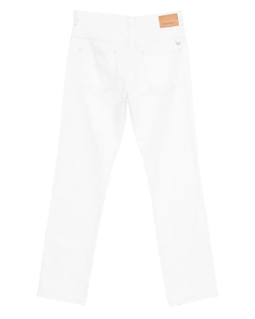 Isabel Marant White Button-Fly Jeans for men