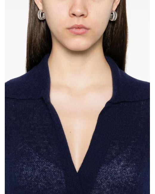 Maglione Con Scollo A V di Tom Ford in Blue