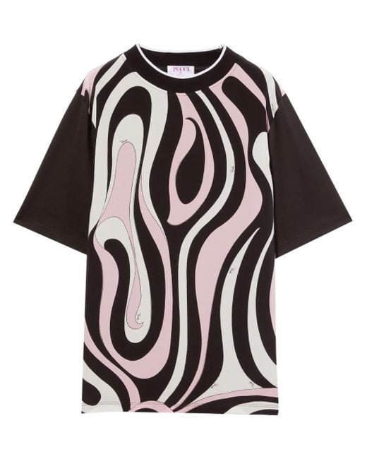 PUCCI Women's Black Marmo T-Shirt