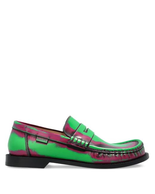 Mocassini Campo di Loewe in Green