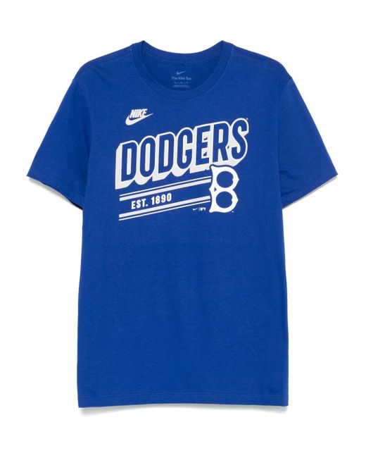 Nike Blue Brooklyn Dodgers Cooperstown T-Shirt for men