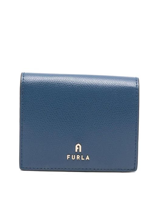 Furla Blue Camelia Bi-Fold Wallet