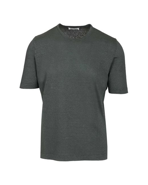 Al Duca D'aosta Gray Crew-Neck T-Shirt for men