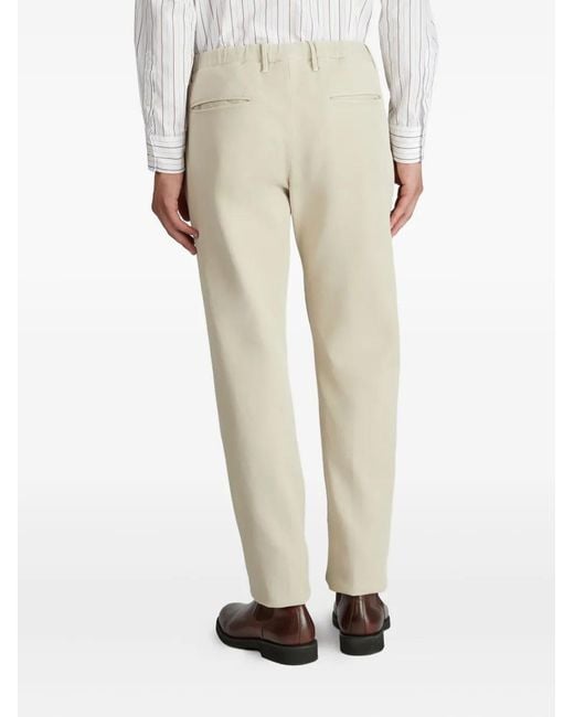 Slowear White Drawstring Elasticated Trousers for men