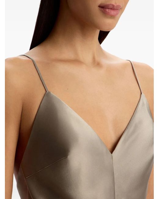 12 STOREEZ Natural Slip Maxi Dress