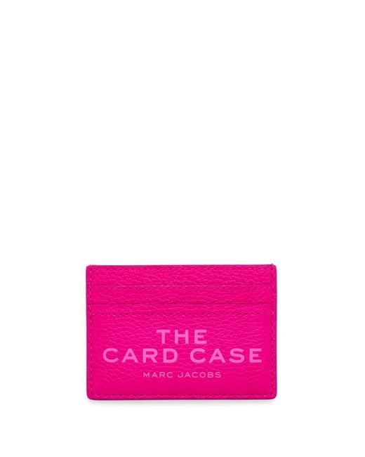 Marc Jacobs Pink The Leather Card Case Accessories