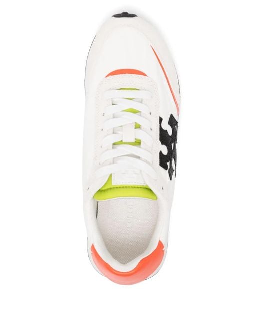 Tory Burch White Destiny Trainers