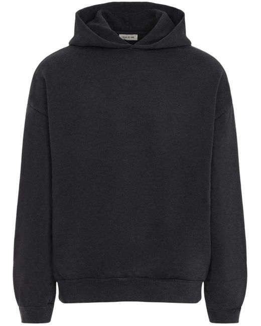 Fear Of God Black Graphic-Print Hoodie for men