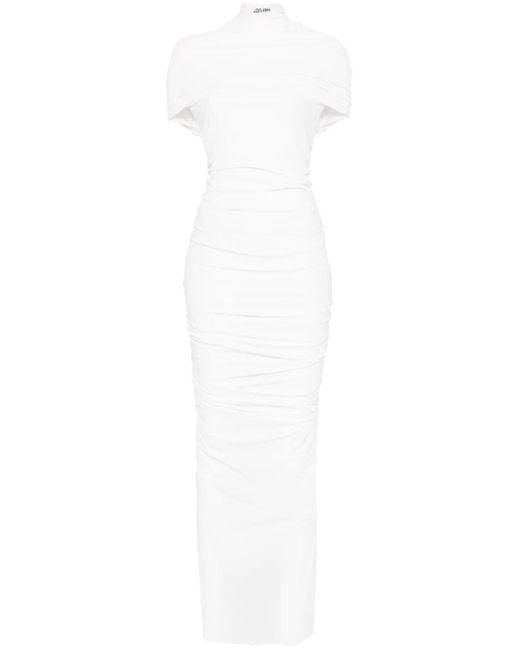 Jean Paul Gaultier White The Fringed Long Dress