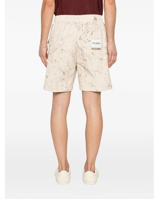 Yes London Natural Pocket Drawstring Shorts for men