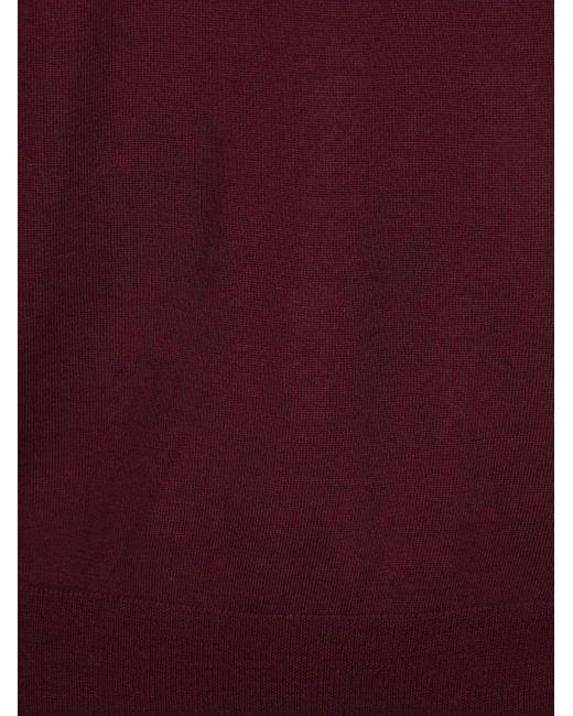 Paolo Pecora Red Wool Sweater for men