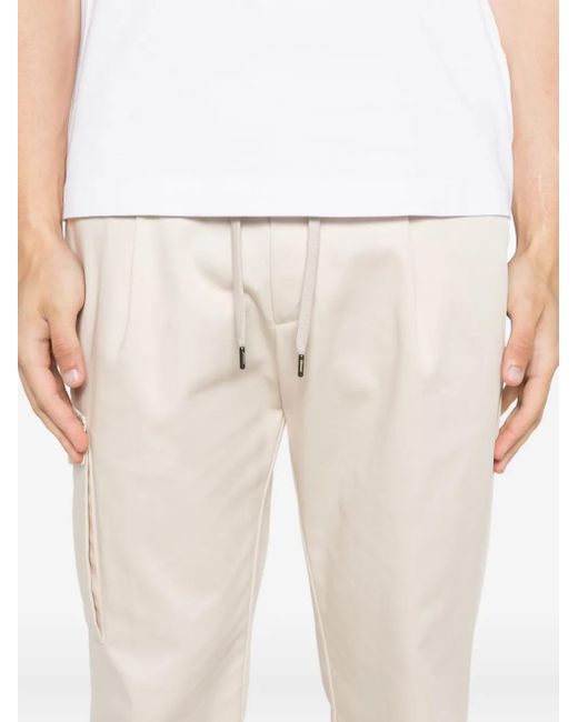 Pantalones con bolsillos cargo y cordones Herno de hombre de color White
