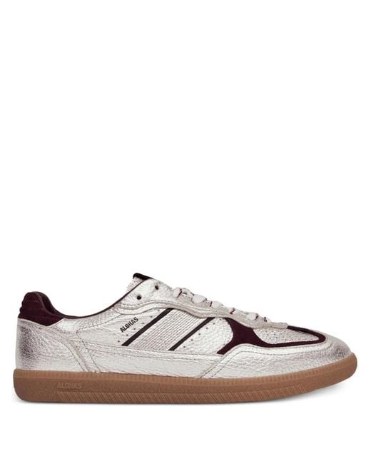 Alohas White Lace-Up Low-Top Sneakers