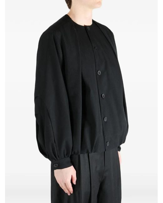 Adererror Black Button Long-Sleeve Jacket for men
