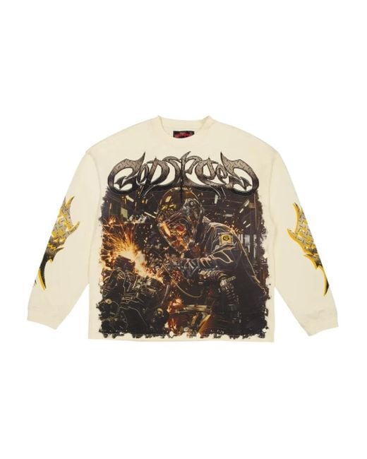 Godspeed Natural Long-Sleeve T-Shirt for men