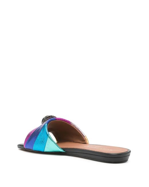 Kurt Geiger Pink Kensington Slides