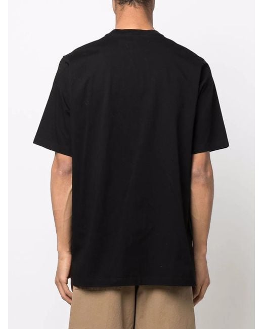DSquared² Black Logo-Print Short-Sleeve T-Shirt for men