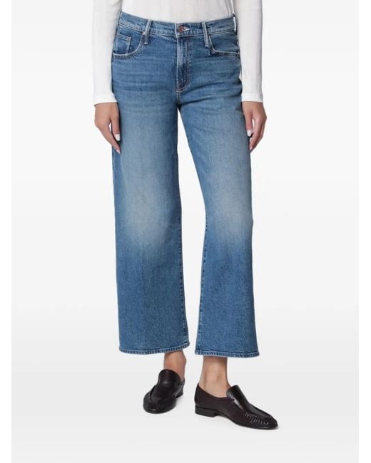 Mother Blue Maven Flood Jeans