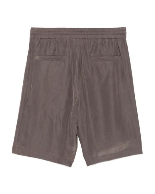 Giorgio Armani Gray Elasticated Shorts for men